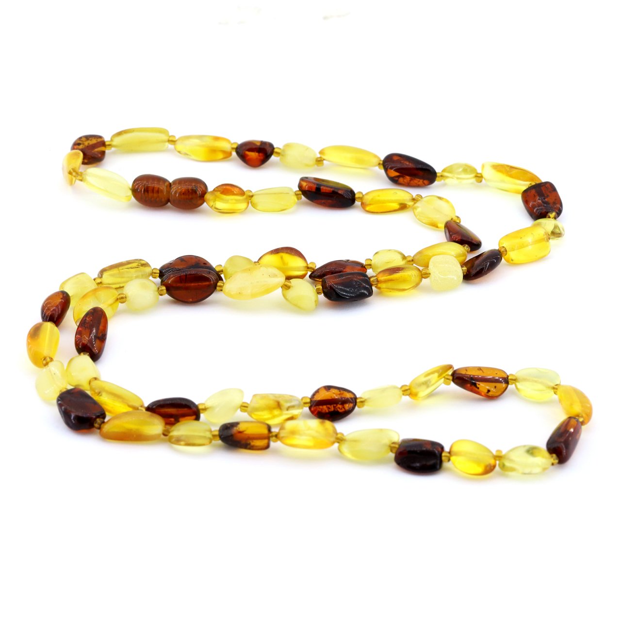 Orjinal Damla Kehribar Kolye