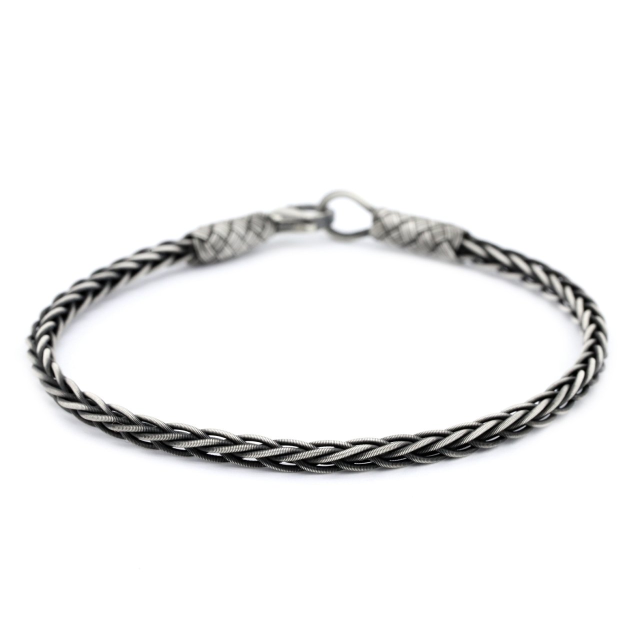 El Örmesi 1000 Ayar Unisex Kazaziye Gümüş Bileklik ST8