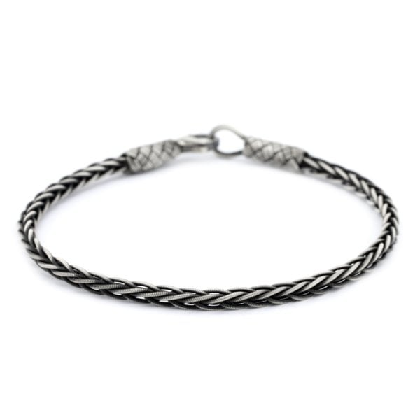 El Örmesi 1000 Ayar Unisex Kazaziye Gümüş Bileklik ST8