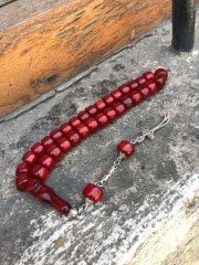 Tekerlek Kesim Bilekboy İran Bağası Kehribar Tesbih