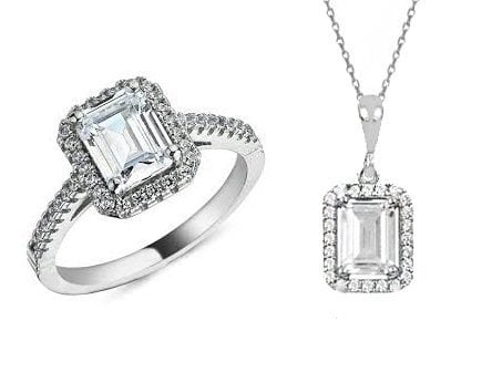 Gümüş Baget İkili Bayan Seti