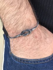 Gemici Düğümü Model 1000 Ayar Kazaziye Gümüş Unisex Bileklik