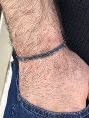 Sade Bölmeli Model 1000 Ayar Kazaziye Gümüş Unisex Bileklik
