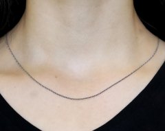 925 Ayar Gümüş Oksitli Zincir