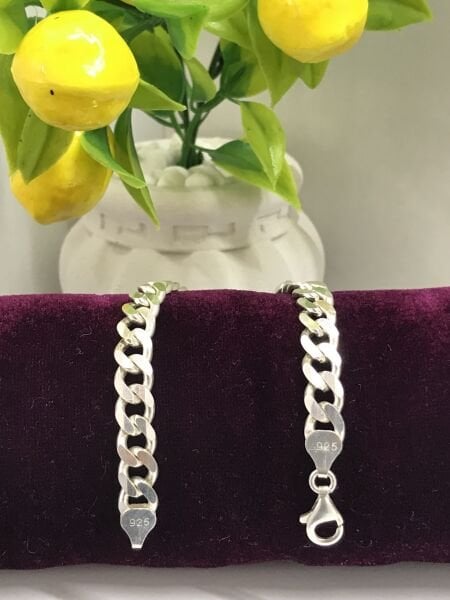 SULTAN TELKARİ 925 Ayar Gümüş 2,3,4,8 MM Gurmet Model Erkek Gümüş Bileklik