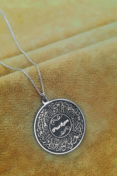Sultan Telkâri 925 Ayar Gümüş Nazar Dualı İsimli Kolye