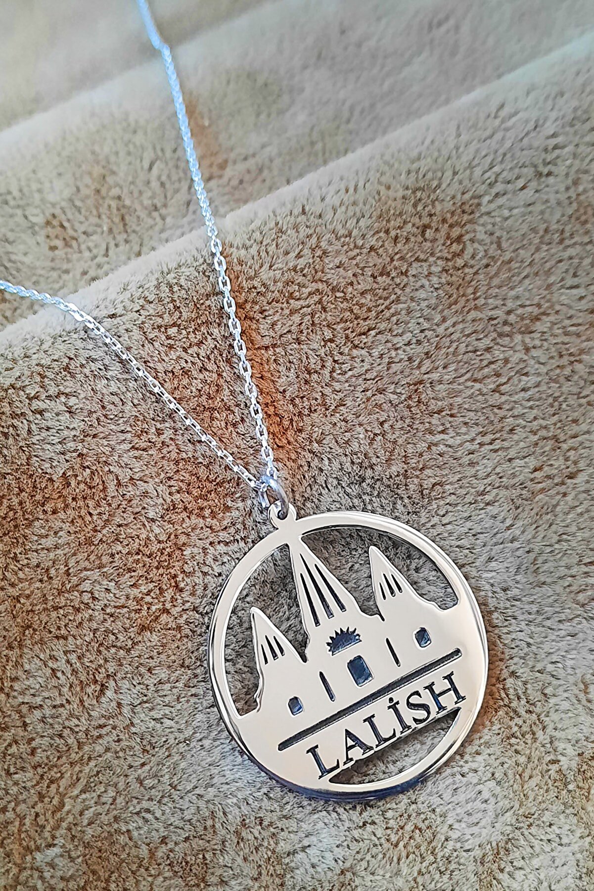 Sultan Telkâri 925 Ayar Gümüş Lalish Model Kolye