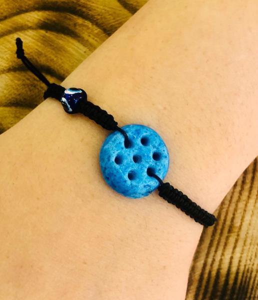 Asansörlü Yedigöz Süryani Nazar Boncuğu Bayan Bileklik