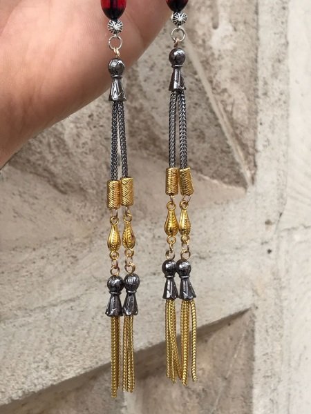 Kırmızı Sürmeli Model, Toz Kehribar, Zaza Tesbihi