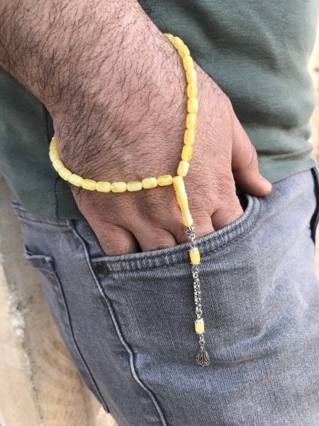 Hareli Beyrut Damlası Kapsül Kesim Toz Kehribar Tesbih