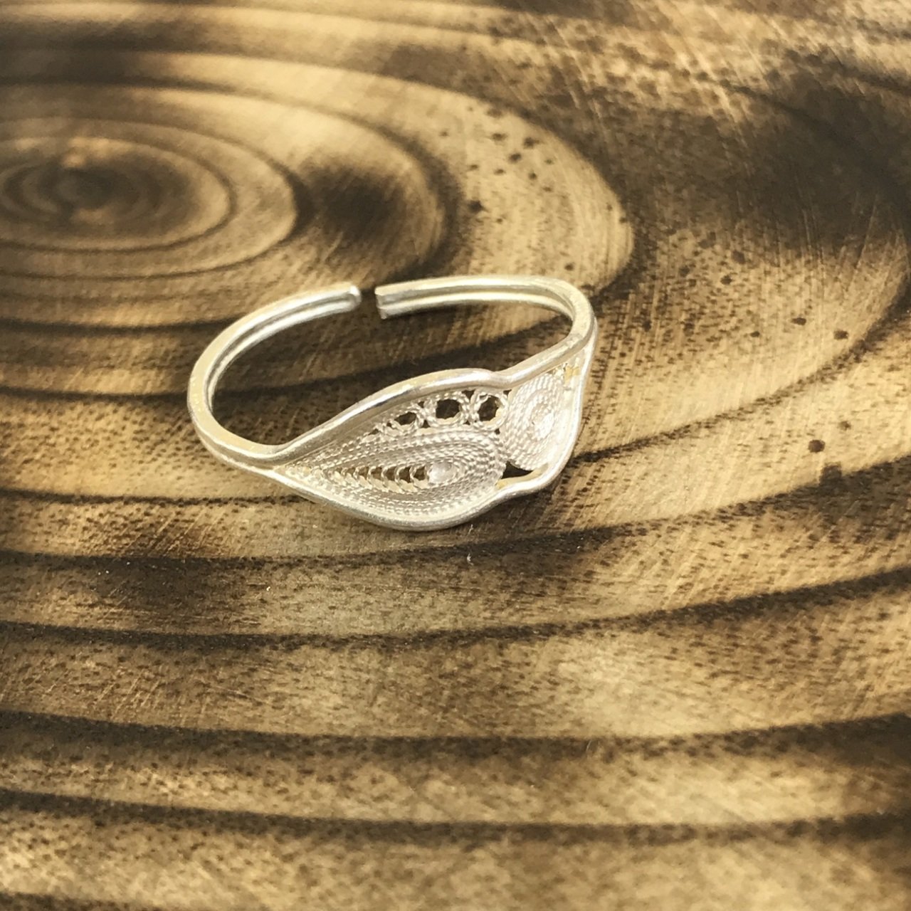 925 Ayar Gümüş Özel Telkâri İşçilik Bayan Yüzük