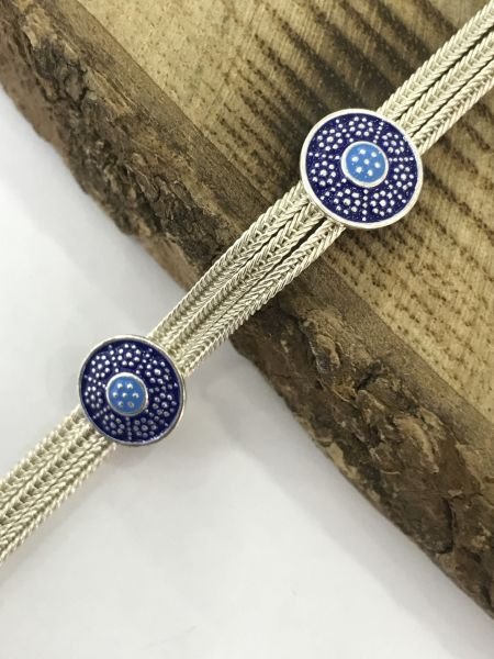 925 Ayar Gümüş Midyat Hasırı Bayan Gümüş Bileklik