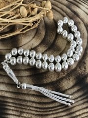 925 Ayar Gümüş Küre Model  Tesbih