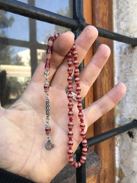 Sürmeli Model Beyzi Kesim Toz Kehribar Tesbih