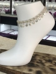 925 Ayar Gümüş Pullu Model Halhal