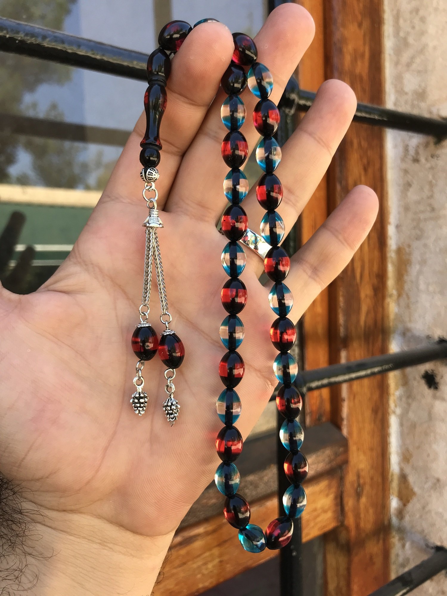 Sürmeli Model Renk Cümbüşü Toz Kehribar Tesbih