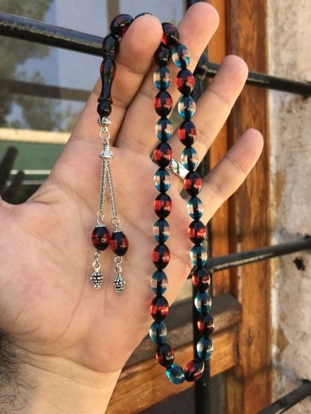 Sürmeli Model Renk Cümbüşü Toz Kehribar Tesbih