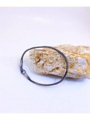 Sade Model 1000 Ayar Kazaziye Gümüş Unisex Bileklik