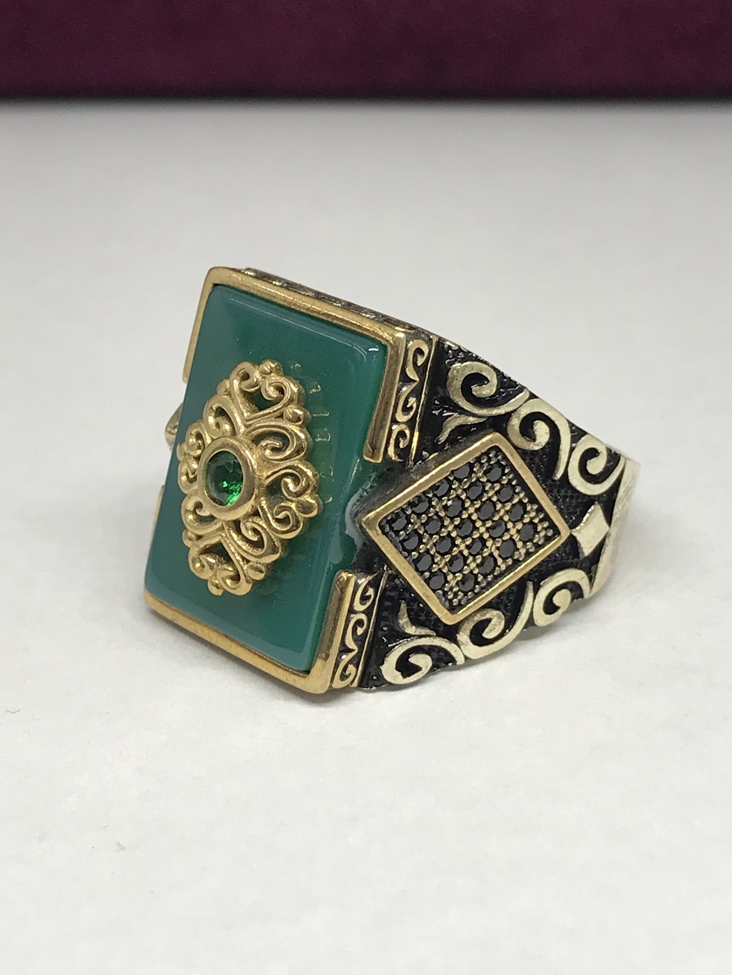 925 Ayar Gümüş Şehzade Yüzüğü Erkek Yüzük ST16