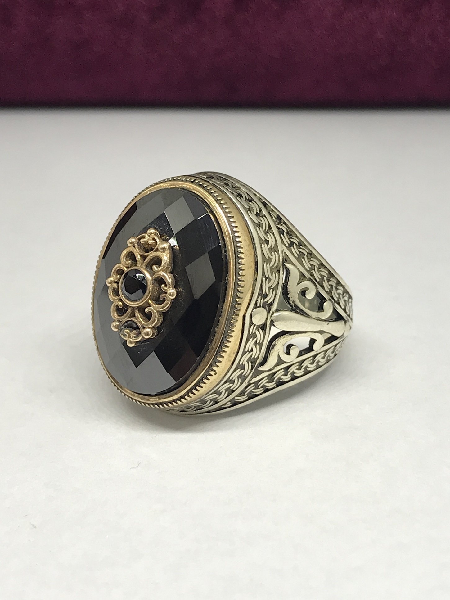 925 Ayar Gümüş Şehzade Yüzüğü Erkek Yüzük ST16