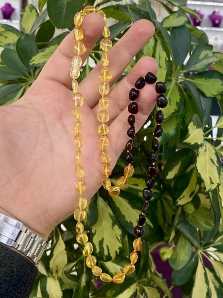 Orijinal Sertifikalı Damla Kehribar Kolye