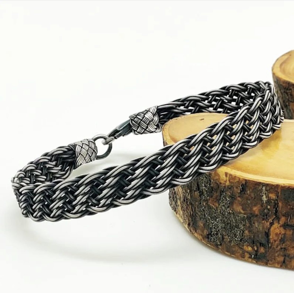 1000 Ayar Gümüş Örgü Model Kazaziye Bileklik